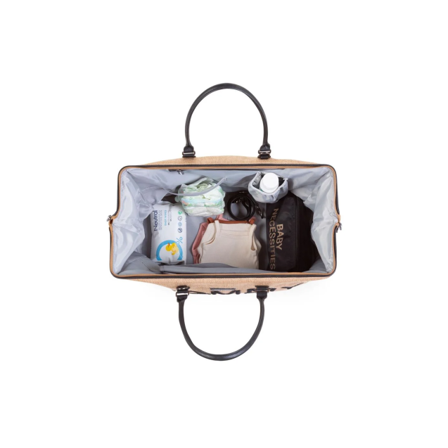 Τσάντα Αλλαγής ChildHome Mommy Bag Large Raffia...