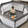 Πάρκο DreamBaby Υφασμάτινο Εξάγωνο Taupe BR79496