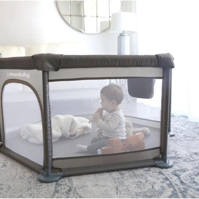Πάρκο DreamBaby Υφασμάτινο Εξάγωνο Taupe BR79496