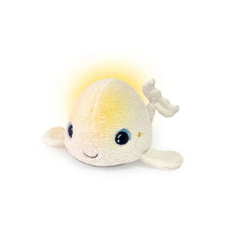 Φωτάκι Νυκτός Με Ήχους Pabobo Beluga Whale White BR77333