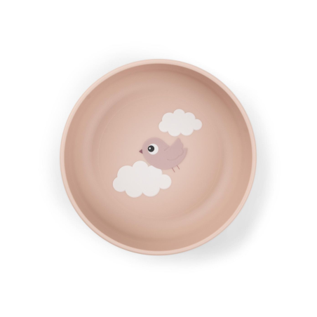 Παιδικό Μπωλ Με Αντιολισθιτική Βάση Happy Clouds Powder Done By Deer BR77709