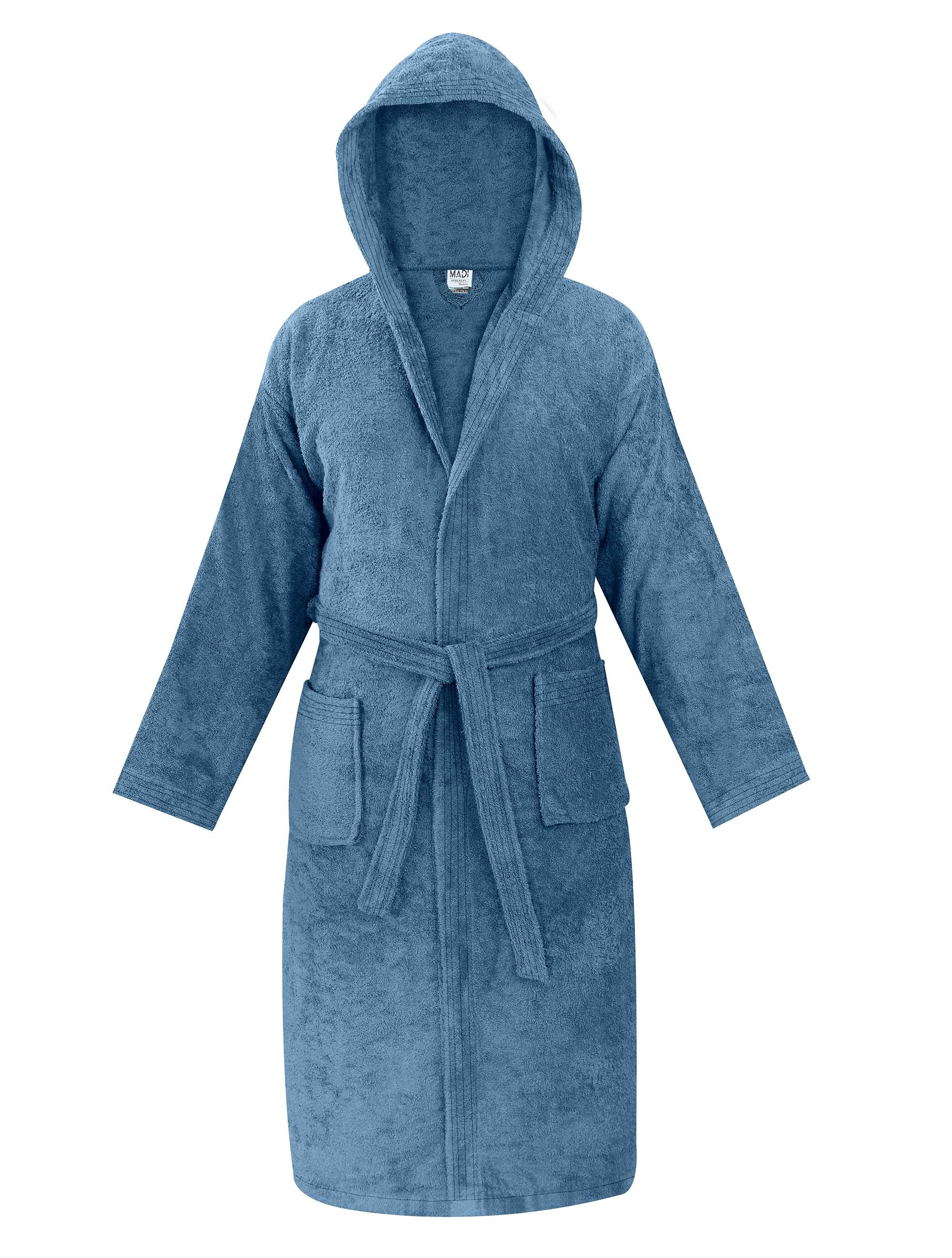 Μπουρνούζι με κουκούλα Madi Olia Denim Blue XXLarge