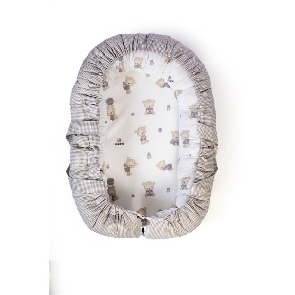 Φωλιά Ύπνου Dimcol Bear's Nest 05 85x60x15 White-Grey