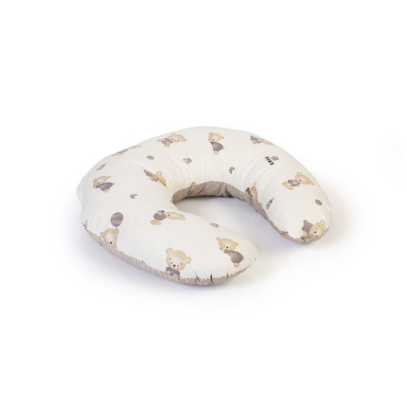 Μαξιλάρι Θηλασμού Dimcol Bear's Nest 05 60x50x15 White-Grey