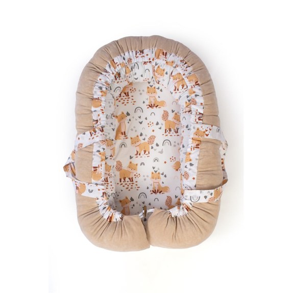 Φωλιά Ύπνου Dimcol Cute Fox 02 85x60x15 White-Beige
