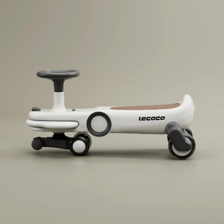 Παιδικό Ride On Lecoco C Move Figg--B Λευκό- Καφέ L-691206