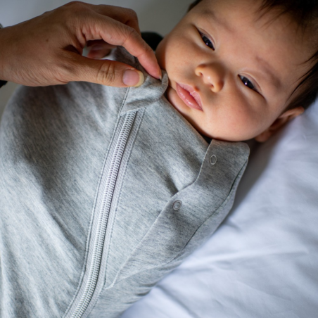 Υπνόσακος 1 tog Grobag Swaddle Bag Sky Grey Marl 0-3 μηνών 491532