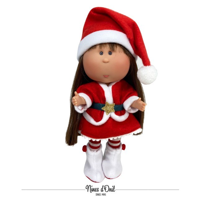 Κούκλα Nines D'Onil  Mia Xmas Με Κόκκινο Κόρεμα...