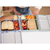 Δοχείο Φαγητού Ubbi Bento Με 4 Χωρίσματα Cloudy Blue UB-10351