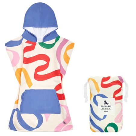Παιδικό Πόντσο Θαλάσσης Dock & Bay Quickdry - Doodle Mood Microfiber 75X55 5061011621580