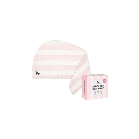 Πετσέτα Μαλλιών Dock & Bay Με Πικέ Ύφανση Primrose Pink...