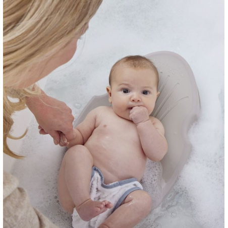 Αντιολισθητική Βάση Μπάνιου Shnuggle Για Νεογέννητο Pebble Grey SHN-NBS-PBL
