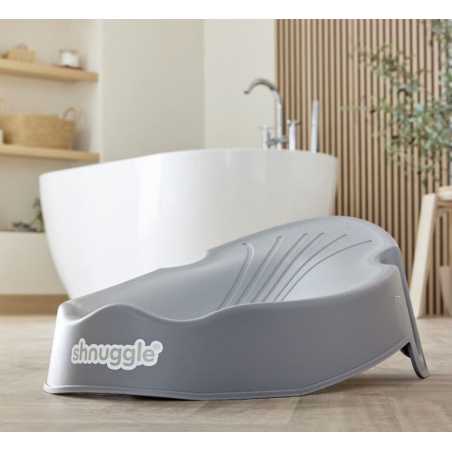 Αντιολισθητική Βάση Μπάνιου Shnuggle Για Νεογέννητο Pebble Grey SHN-NBS-PBL