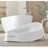 Αντιολισθητική Βάση Μπάνιου Shnuggle Για Νεογέννητο White/Grey SHN-NBS-WGY