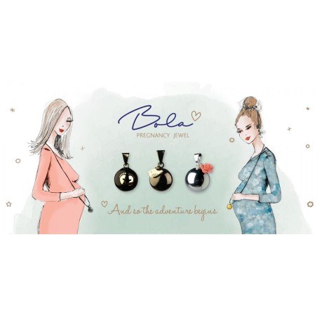 Bola Μελωδικό Μενταγιόν Εγκυμοσύνης Pure Elegance Rose Gold