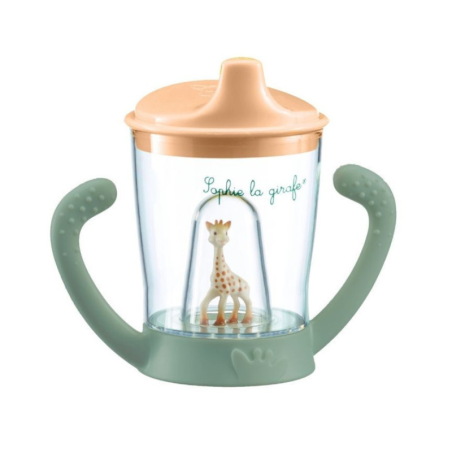 Ποτήρι non drip Σόφη η Καμηλοπαρδαλη Pastel Version S010409