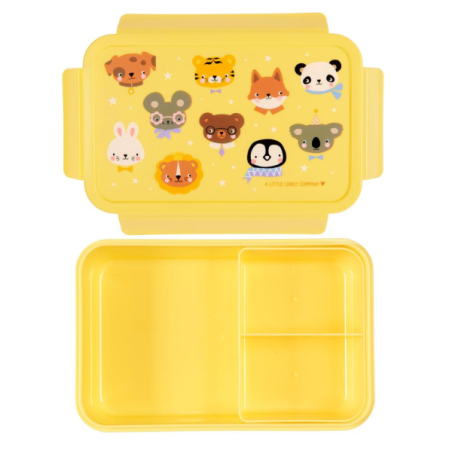 Δοχείο Φαγητού A Little Lovely Company Bento Με Χωρίσματα Animal Friends 1.2Lt BBAFYE77