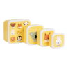 A little lovely company: Σετ 4 δοχεία φαγητού Lunch & Snack Box Animal Friends SBSEAF81