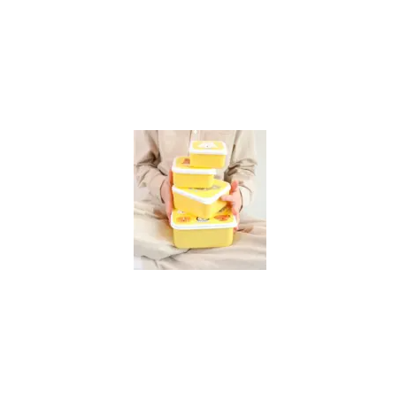 A little lovely company: Σετ 4 δοχεία φαγητού Lunch & Snack Box Animal Friends SBSEAF81