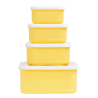 A little lovely company: Σετ 4 δοχεία φαγητού Lunch & Snack Box Animal Friends SBSEAF81