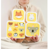 A little lovely company: Σετ 4 δοχεία φαγητού Lunch & Snack Box Animal Friends SBSEAF81