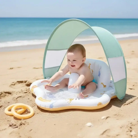 Σωσίβιο Swimtrainer Essentials Με Σκίαστρο Wild Life O76 cm