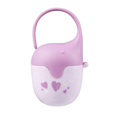 Θήκη Πιπίλας BabyOno Ελεφαντάκι Λιλά BN529/03
