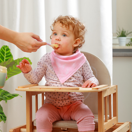 Σετ 2 Τεμαχίων Σαλιάρα-Μπαντάνα BabyOno Leaves Διπλής Όψεως BN879/10