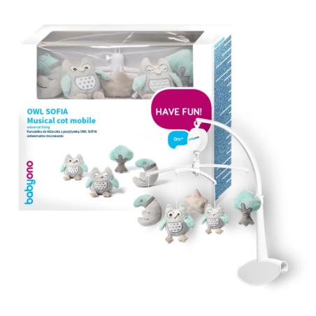 Μουσικό Mobile BabyOno Owl Sofia BN443