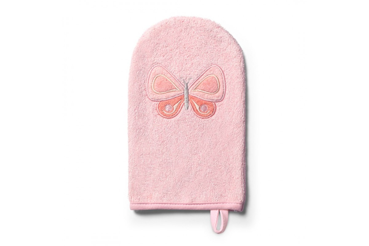 Γάντι Πλυσίματος BabyOno Bamboo Ροζ BN347/07