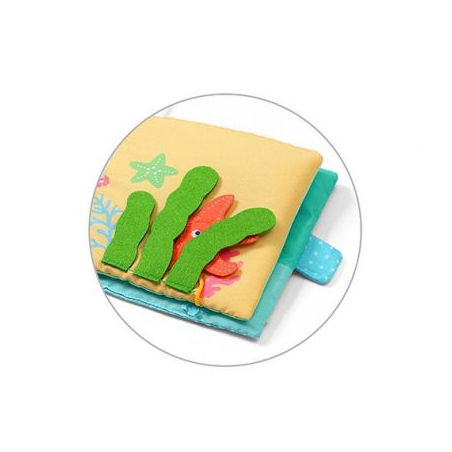 Εκπαιδευτικό μαλακό βιβλίο - Sea world Sensory book BabyOno BN1532
