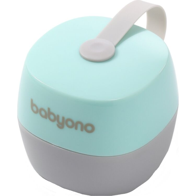 Θήκη Πιπίλας BabyOno Γκρι - Μέντα BN535/02