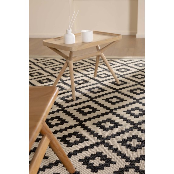 Ψάθα Flox 721W BLACK Royal Carpet - 160 x 230...