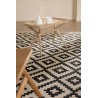 Ψάθα Flox 721W BLACK Royal Carpet - 160 x 230 cm-16FLO721WB-160230