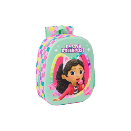Τσάντα πλάτης παιδικού 3D Gabby's Dollhouse Safta