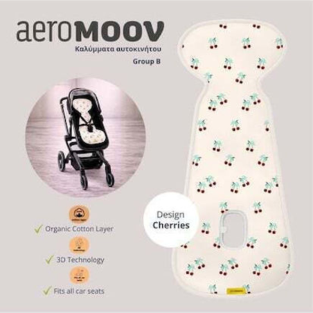 Αντιιδρωτικό κάλυμμα για καρότσι Air Layer Aeromoov Group Buggy Cherries AL-B-CHS