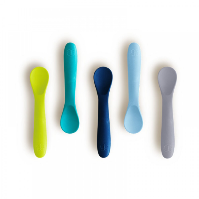Spoon Σετ 5 Κουτάλια Σιλικόνης Σιέλ B0190-B Bbluv