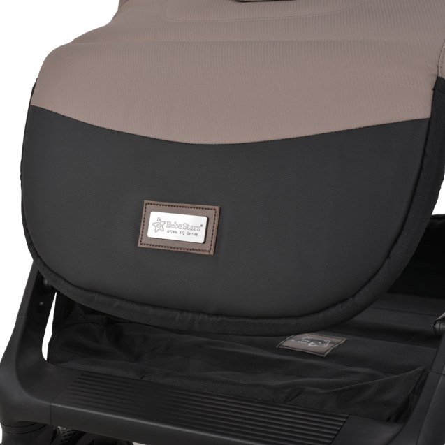 Καρότσι Bebe Stars Isla Automatic Almond Beige...
