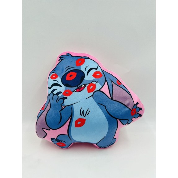 Μαξιλάρι 3D Disney Home Stitch 616 35 cm Pink 100% Velboa