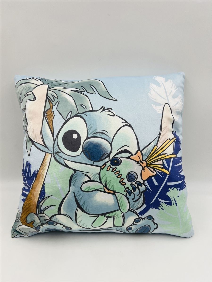 Βελούδινο Μαξιλάρι Disney Home Stitch 612 38X38 Pale Bl