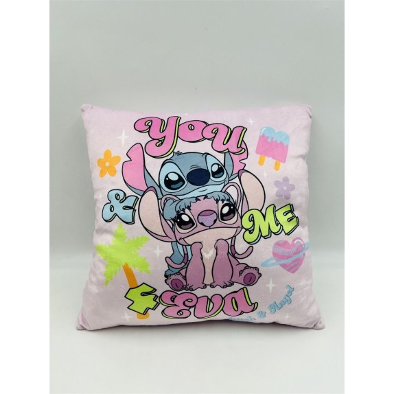 Βελούδινο Μαξιλάρι Disney Home Stitch & Angel 614 38X38...