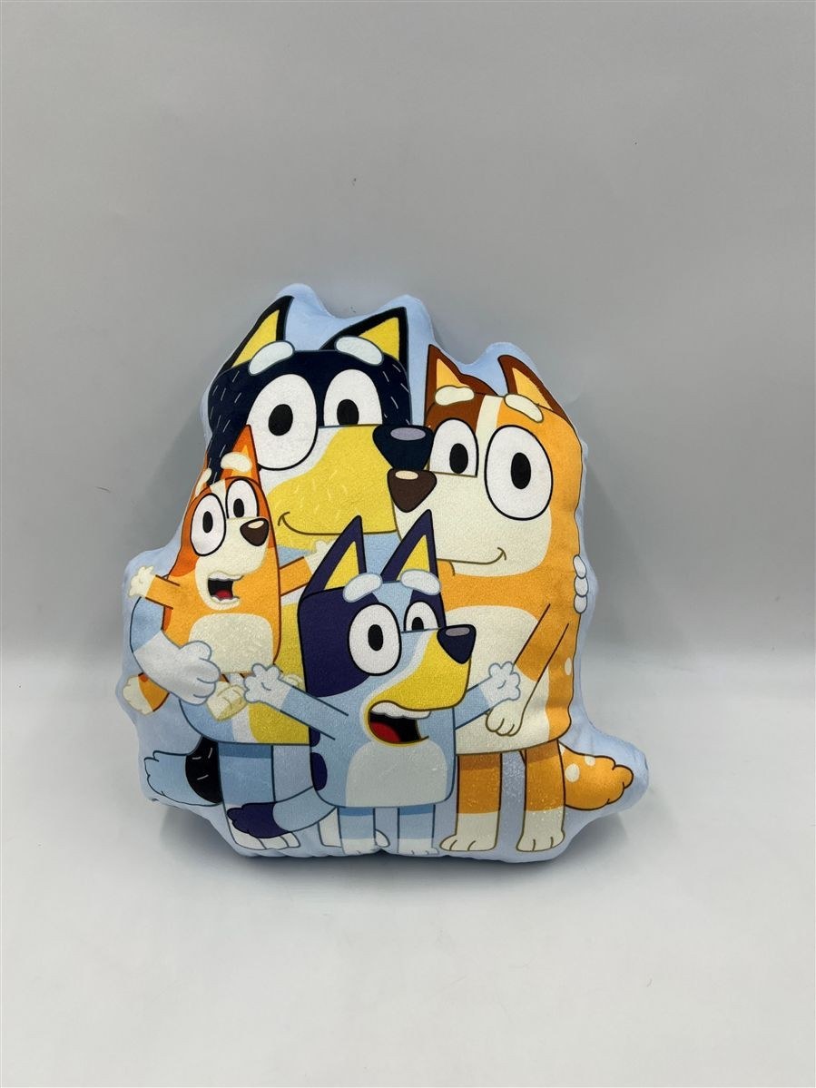 BBC Studios Μαξιλάρι 3D BBC Studios Bluey 620 35 cm Sky Blue 100% Velboa