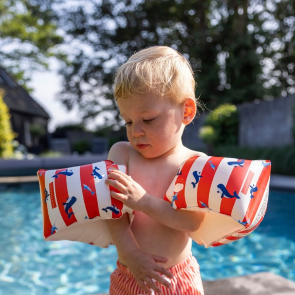 Μπρατσάκια Swim Essentials Red-White Whale Για 0-2 Ετών...