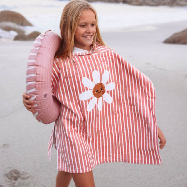 Πετσέτα Πόντσο Λουξ Swim Essentials Daisy Flowers