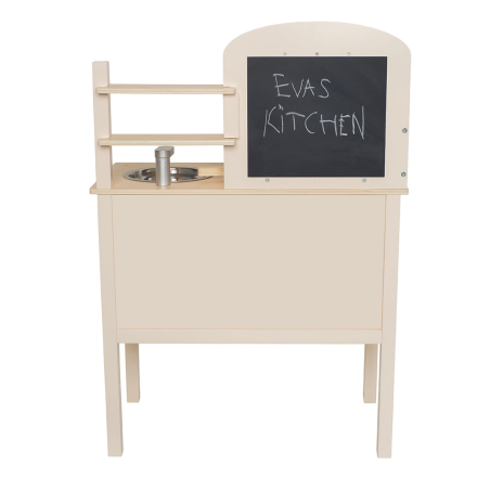 Ξύλινη Παιδική Κουζίνα Jabadabado Με Κατσαρολικά Cream JB-W7251
