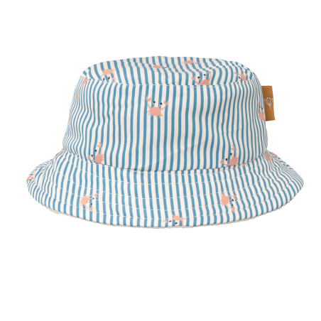 Καπέλο Bucket Fresk Stripes & Crabs Διπλής Όψης Με Προστασία UVA-UVB