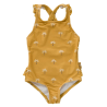 Ολόσωμο μαγιό Fresk με προστασία UV50 Palmtree Ochre 7-8 ετών FR-SW040-42-122