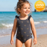 Ολόσωμο μαγιό Fresk με προστασία UV50 Palmtree Steel Gray 7-8 ετών FR-SW040-48-122