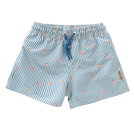 Μαγιό Βερμούδα Fresk Stripes & Crabs Με Προστασία UV50