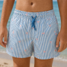 Μαγιό Βερμούδα Fresk Stripes & Crabs Με Προστασία UV50